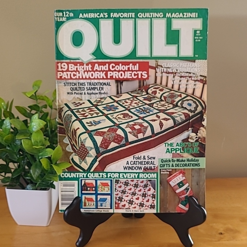 VINTAGE 'QUILT' Project Magazine Winter 1991